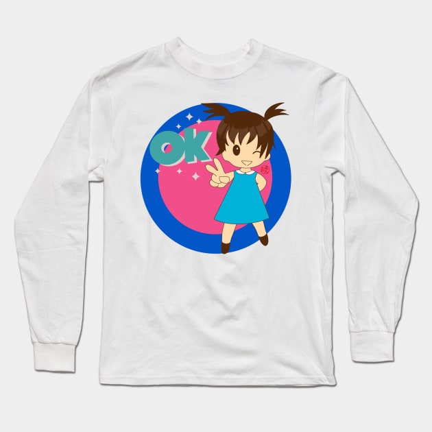 OK Girl Long Sleeve T-Shirt by EV Visuals